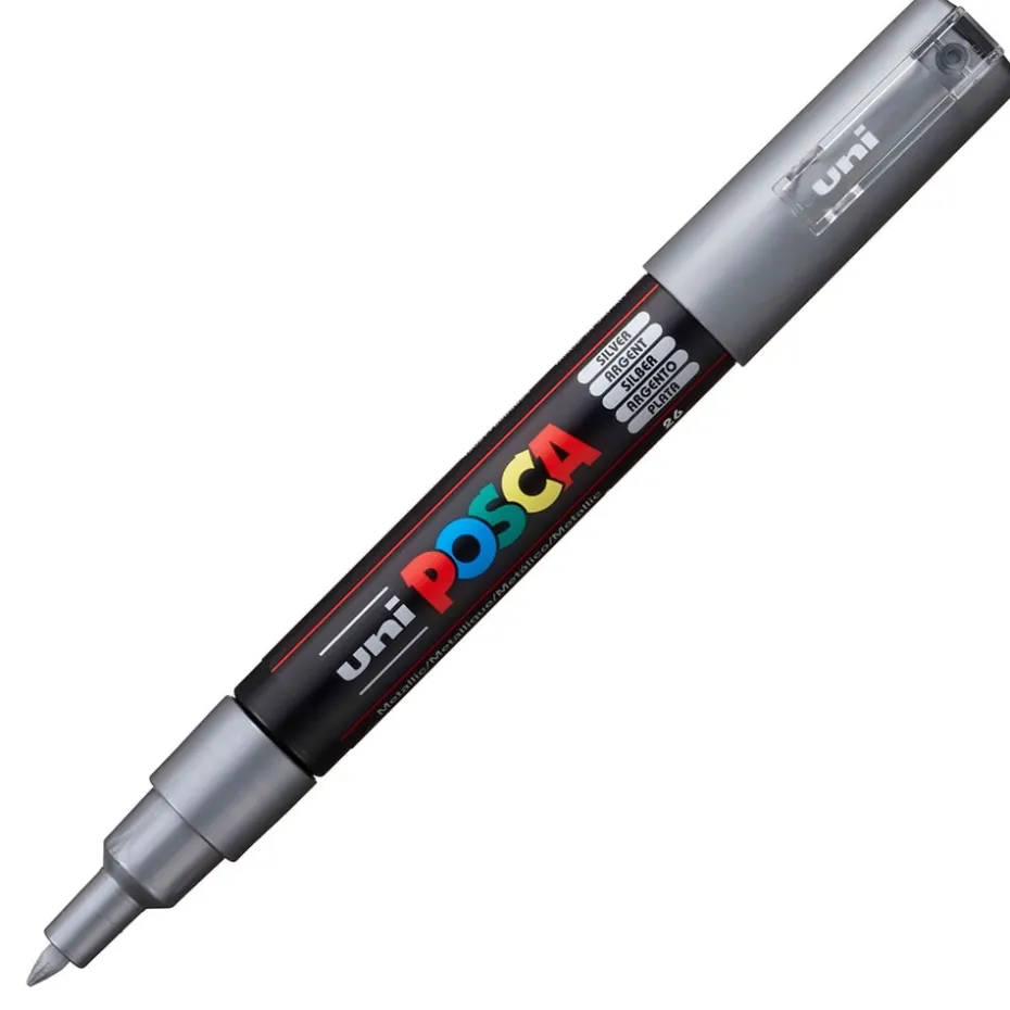 Uni POSCA PC-1M – Extra-Fine 0,7-1mm – 26 Silver