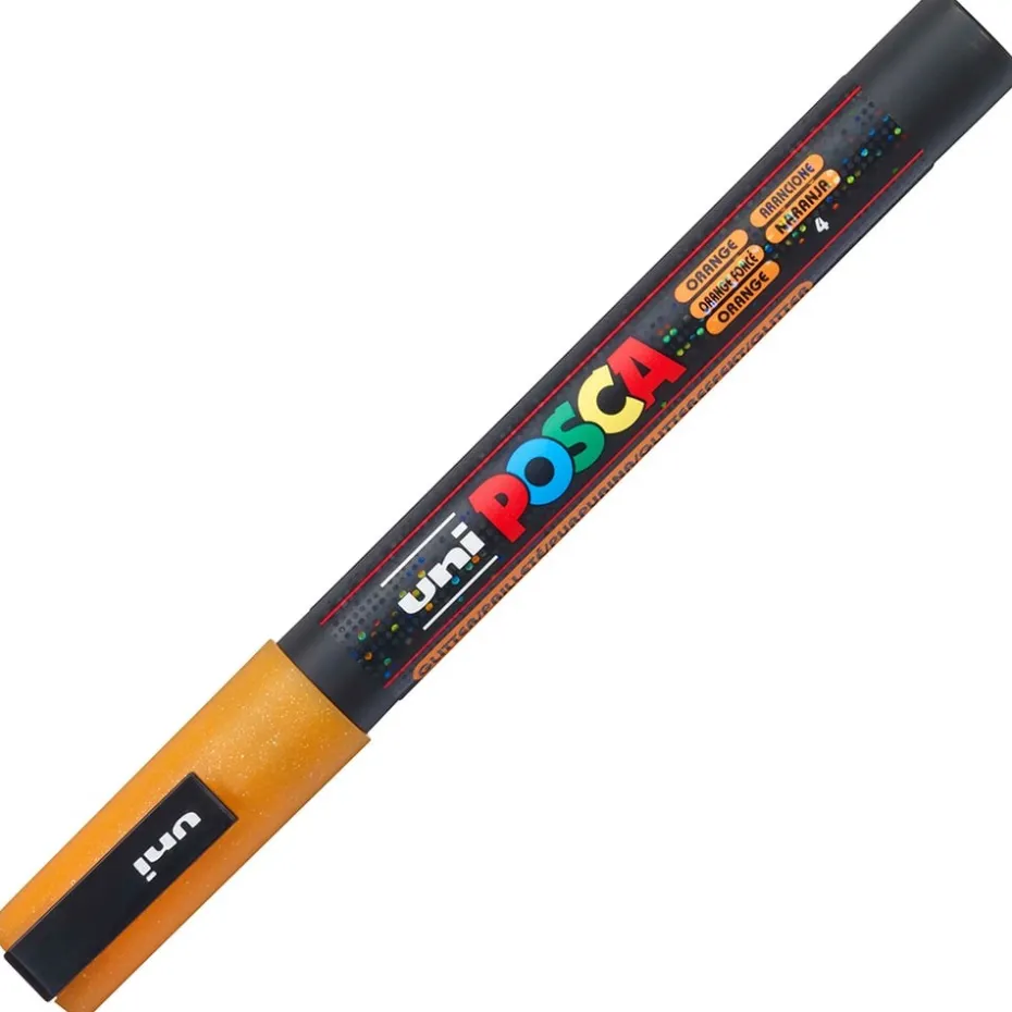 Uni POSCA PC-3M – Fine 0,9-1,3mm – 4 Sparkling Orange