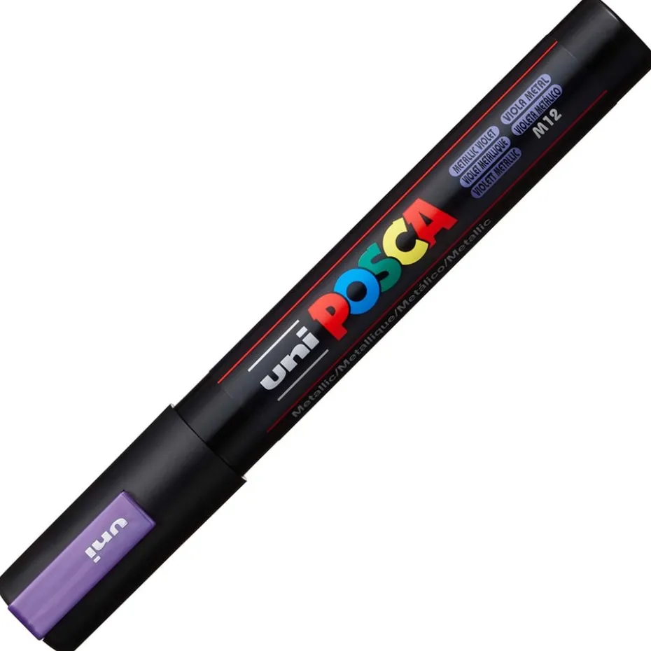 Uni POSCA PC-5M – Medium 1,8-2,5mm – M12 Metallic Violet