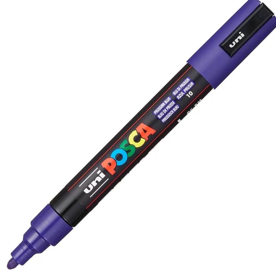 Uni POSCA PC-5M – Medium 1,8-2,5mm – 10 Prussian Blue