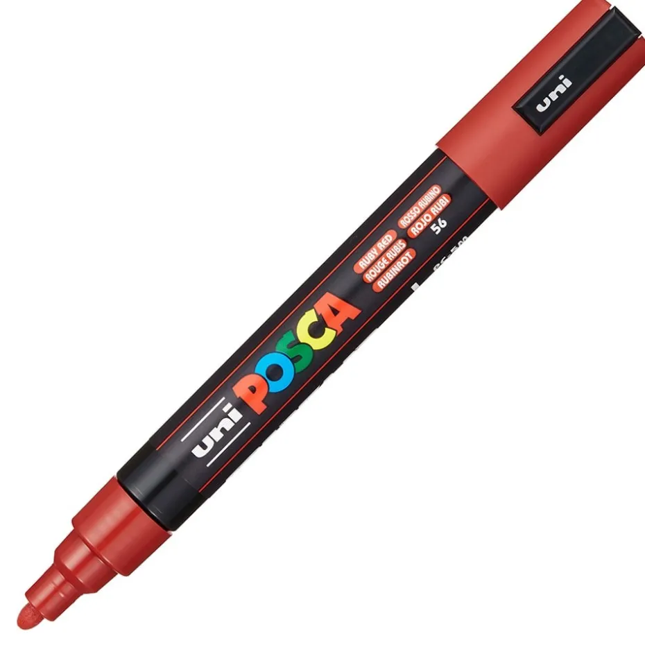 Uni POSCA PC-5M – Medium 1,8-2,5mm – 56 Ruby Red