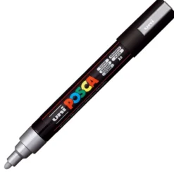 Uni POSCA PC-5M – Medium 1,8-2,5mm – 26 Silver