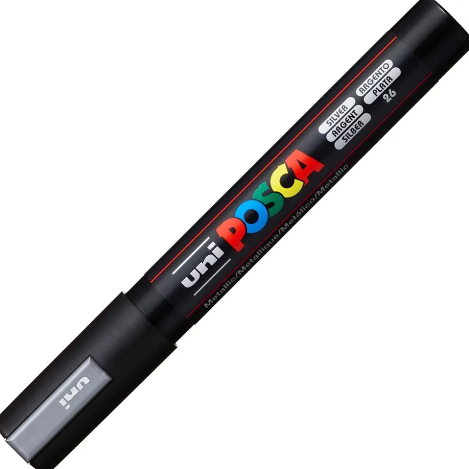 Uni POSCA PC-5M – Medium 1,8-2,5mm – 26 Silver