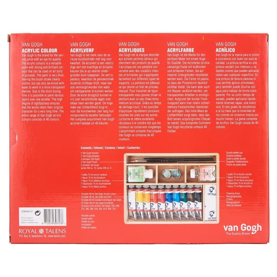 Van Gogh Akryl – Basic Box – Malerkasse