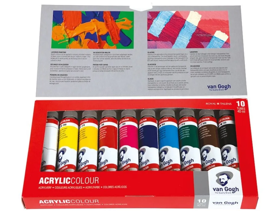 Van Gogh Akryl – Basic Sett – 10x40ml