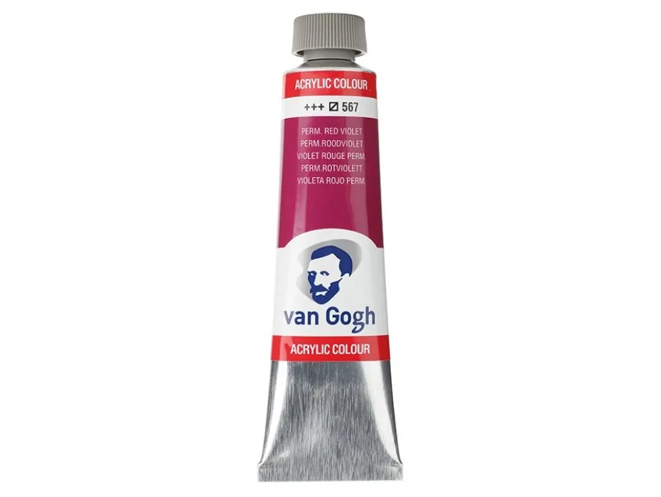 Van Gogh Akryl 40ml – 567 Perm. red violet