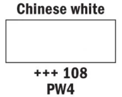 Van Gogh Akvarell Halfpan – 108 Chinese white