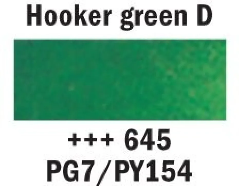 Van Gogh Akvarell Halfpan – 645 Hooker green deep