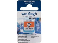 Van Gogh Akvarell Halfpan – 266 Permanent orange