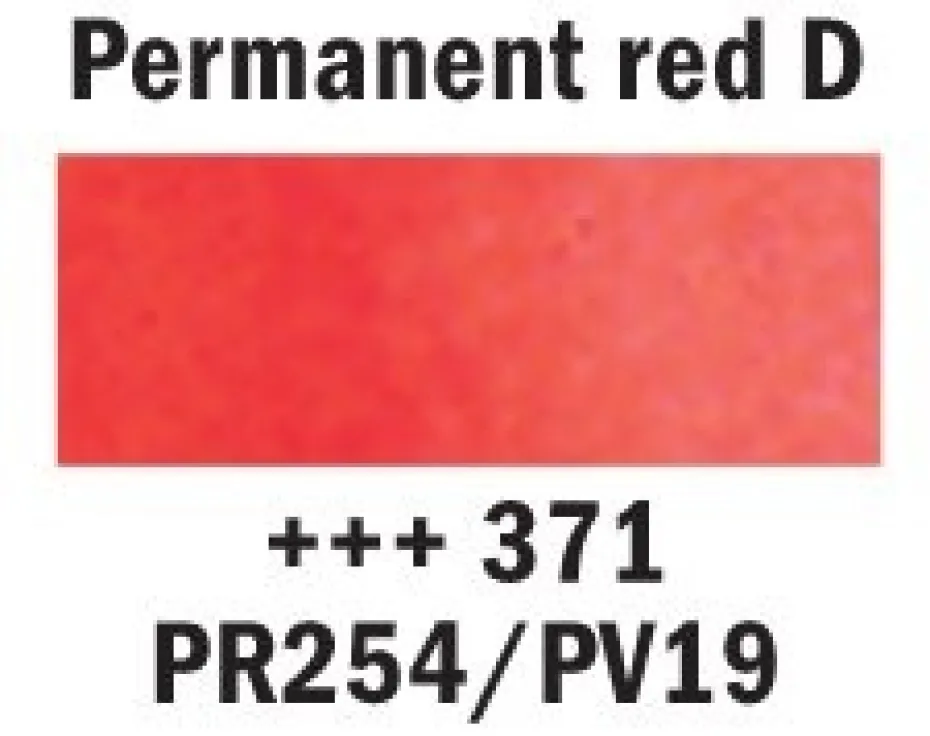 Van Gogh Akvarell Halfpan – 371 Permanent red deep