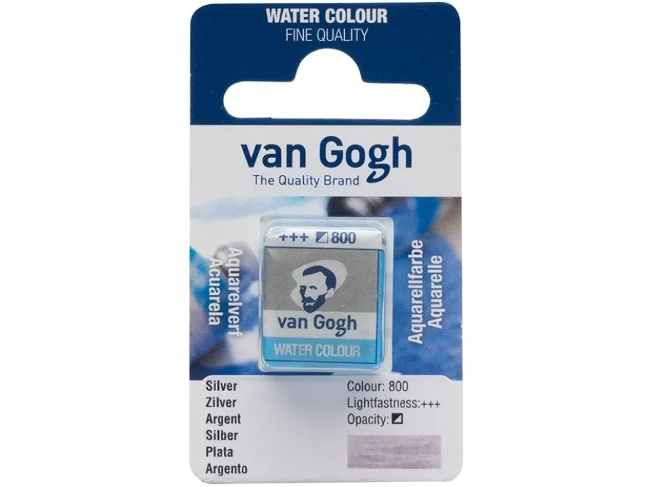 Van Gogh Akvarell Halfpan – 800 Silver