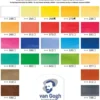 Van Gogh Akvarell – Metallskrin Sett – 24 half-pan og pensel