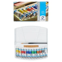 Van Gogh Akvarell – Plastskrin Sett – 12 tuber 10ml, pensel