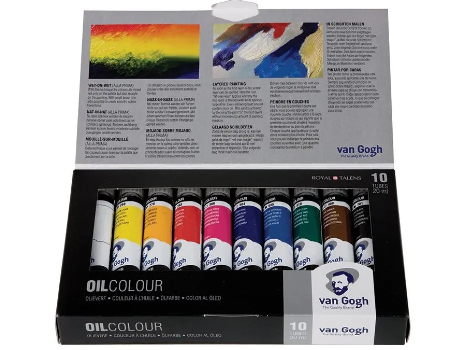 Van Gogh Olje – Basic Sett – 10x20ml