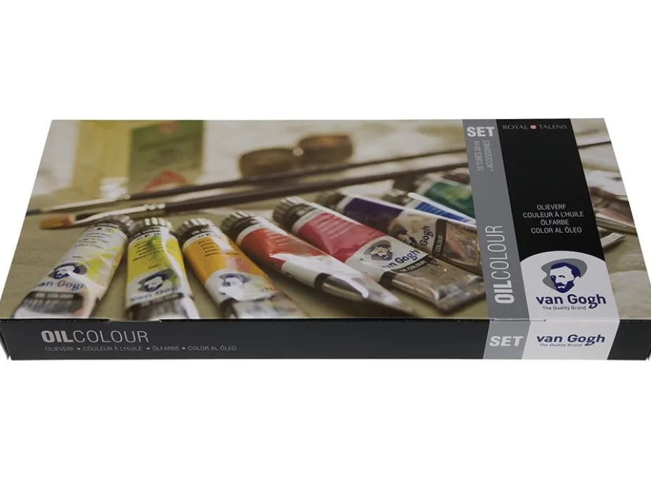 Van Gogh Olje – Combi Sett – 10x20ml m/tilbehør
