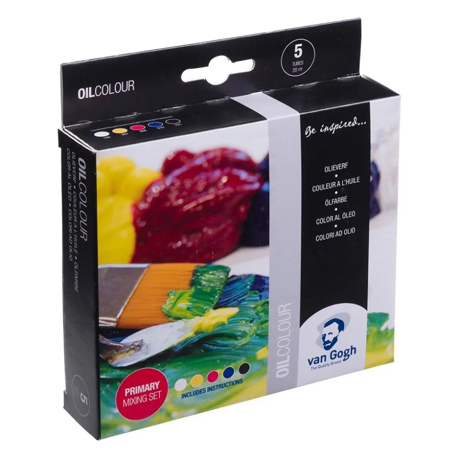 Van Gogh Oljemaling Sett – 5x20ml Primary