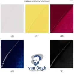 Van Gogh Oljemaling Sett – 5x40ml Primary