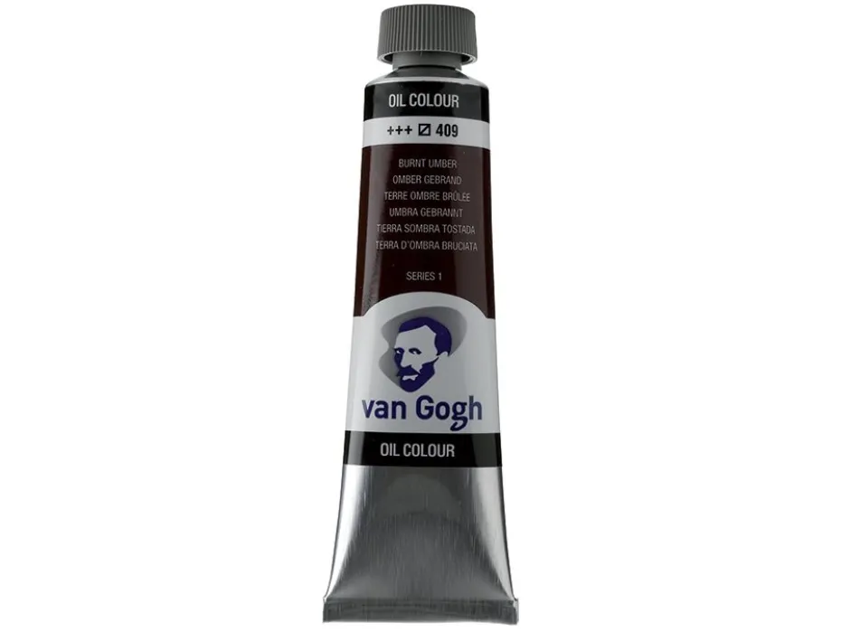 Van Gogh Olje 40ml – 409 Burnt umber