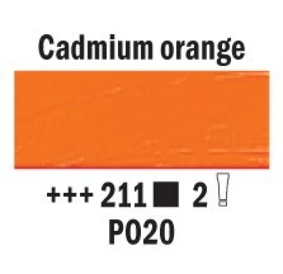 Van Gogh Olje 200ml – 211 Cadmium orange