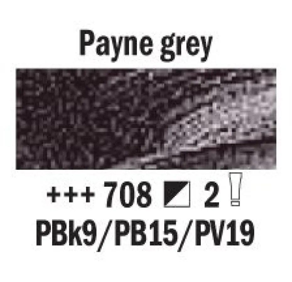 Van Gogh Olje 200ml – 708 Payne’s grey