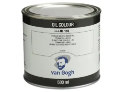 Van Gogh Olje 500ml – 118 Titanium white (linseed oil)