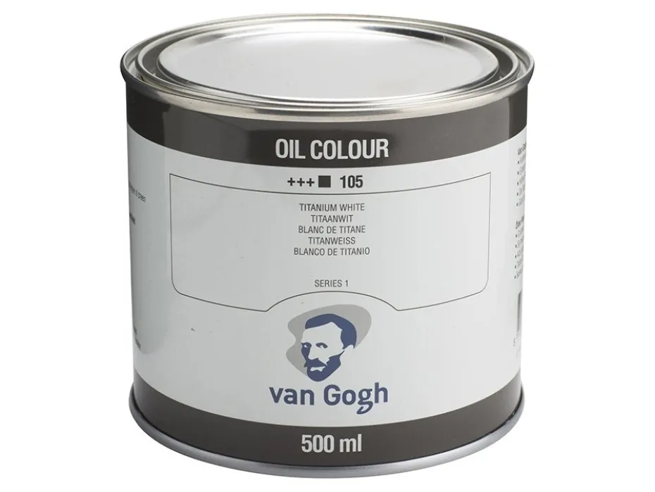 Van Gogh Olje 500ml – 105 Titanium white