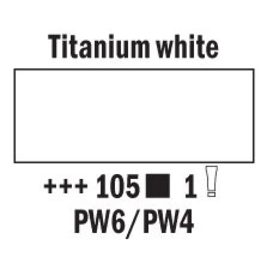 Van Gogh Olje 200ml – 105 Titanium White