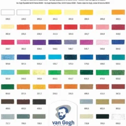 Van Gogh Oljepastell Sett – 60stk