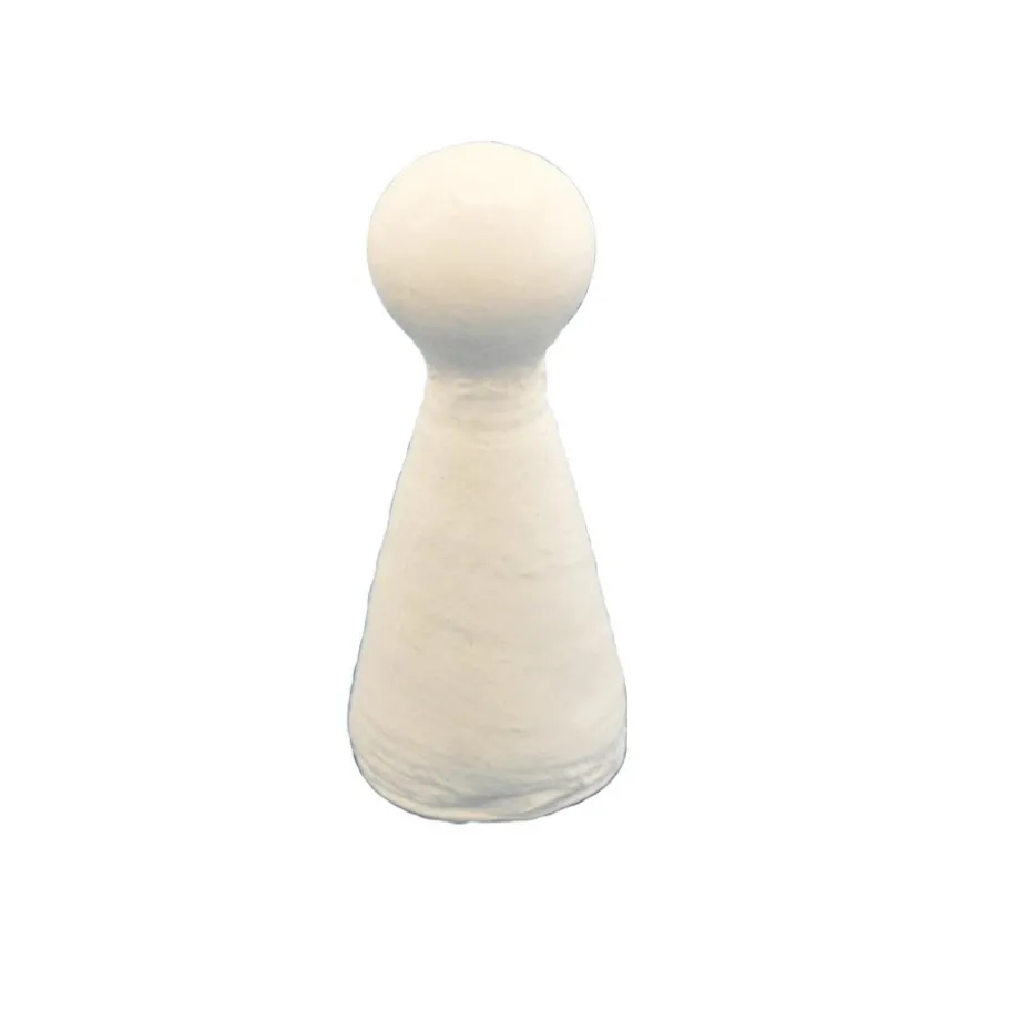 Vattfigur – 10cm – Hvit – 10stk