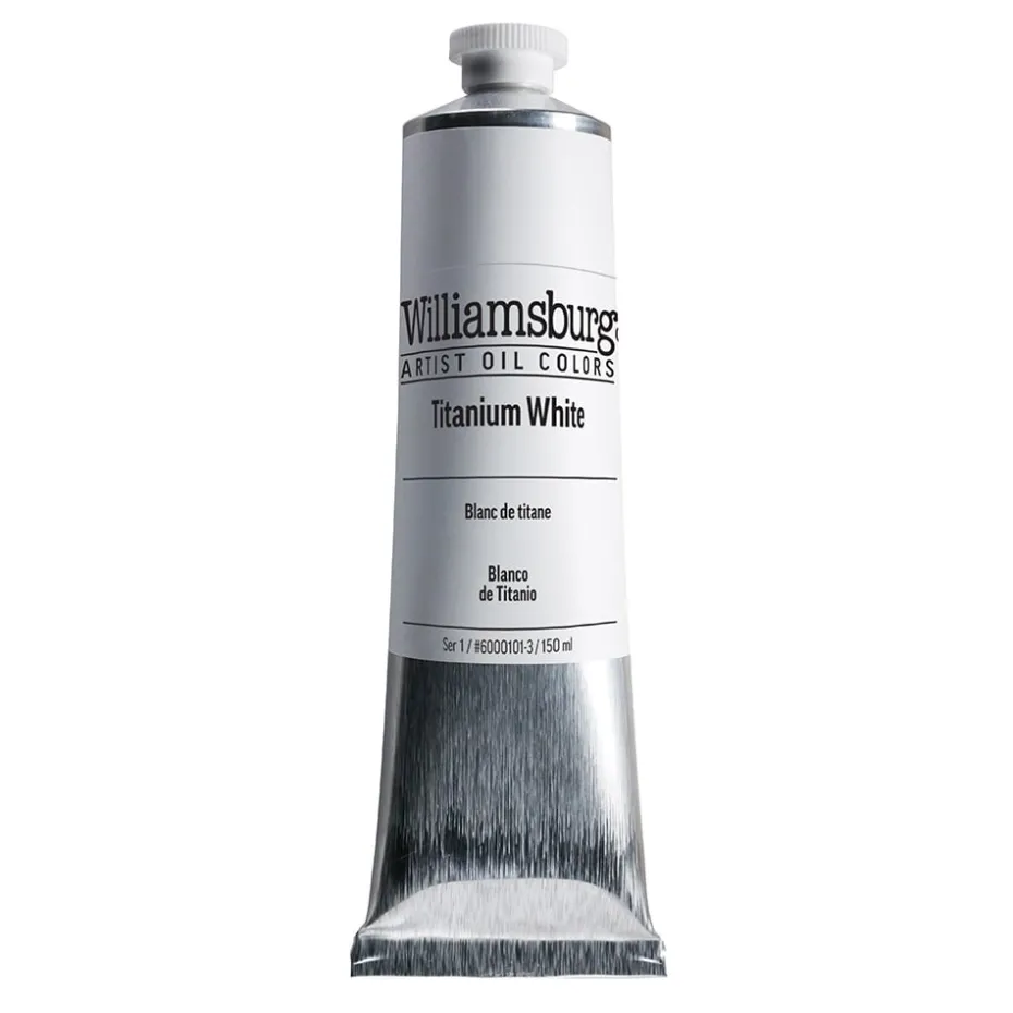 Williamsburg Artist Olje 37ml – 6060101 Titanium White